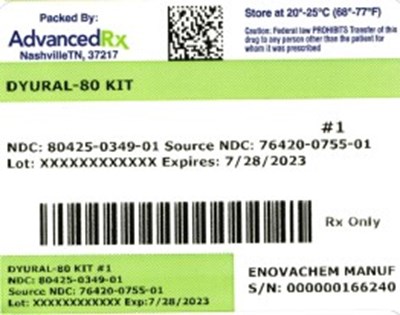 Label 1 (Dyural 80 Kit 80425 0349 01)